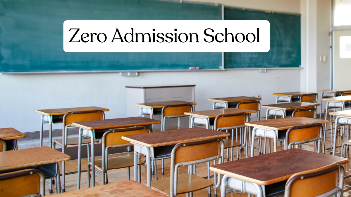 Schools in India with Zero Admissions